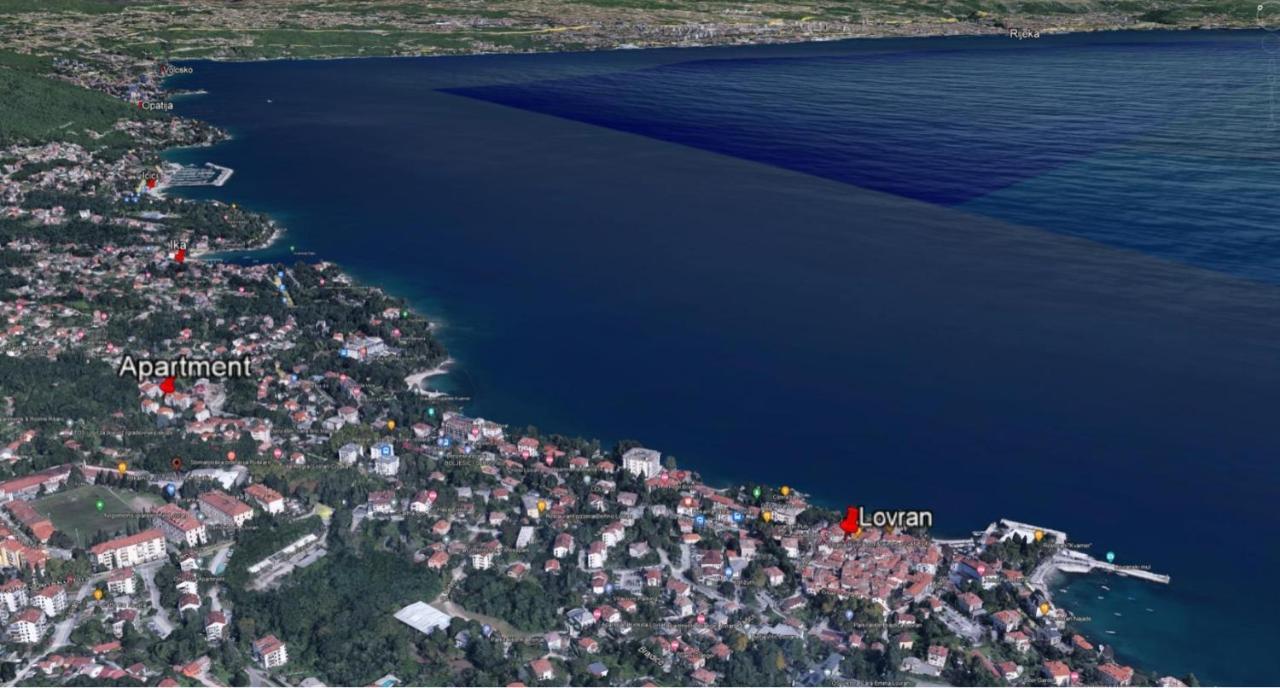 Apartment With Direct Sea View, Free Parking And Close To Beaches And Promenade Lovran Exterior photo