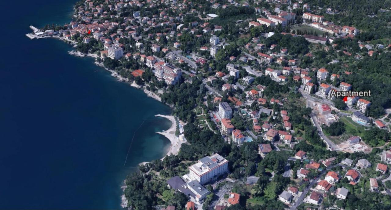 Apartment With Direct Sea View, Free Parking And Close To Beaches And Promenade Lovran Exterior photo